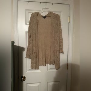 Tan light weight cardigan